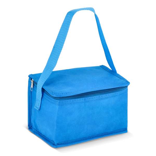 R-PET 6 Dosen-Kühltasche Non Woven 20 x 13 x 12,5cm 75g / m²