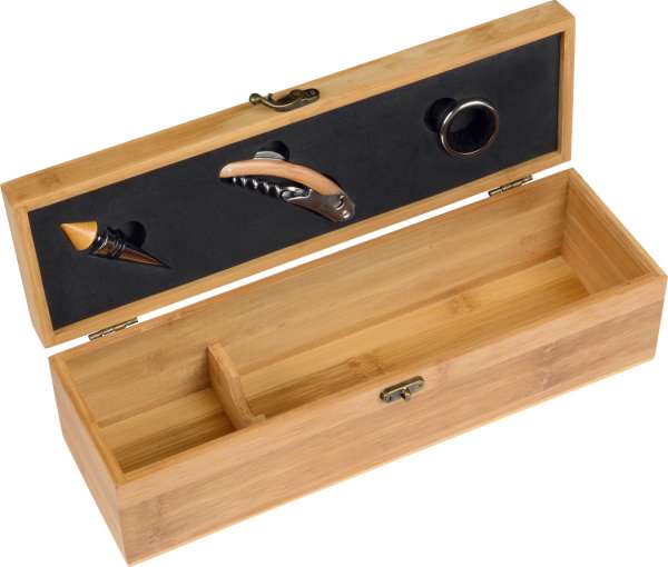 Weinset BAMBOO PRECIOUS für 1 Flasche