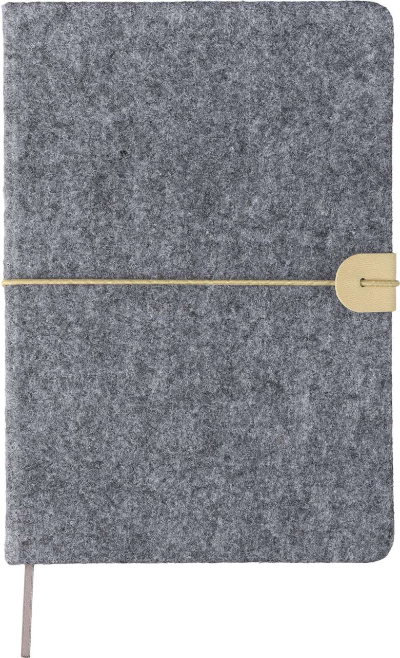 Notizbuch Danio | Recycelter Filz | A5 | Liniert