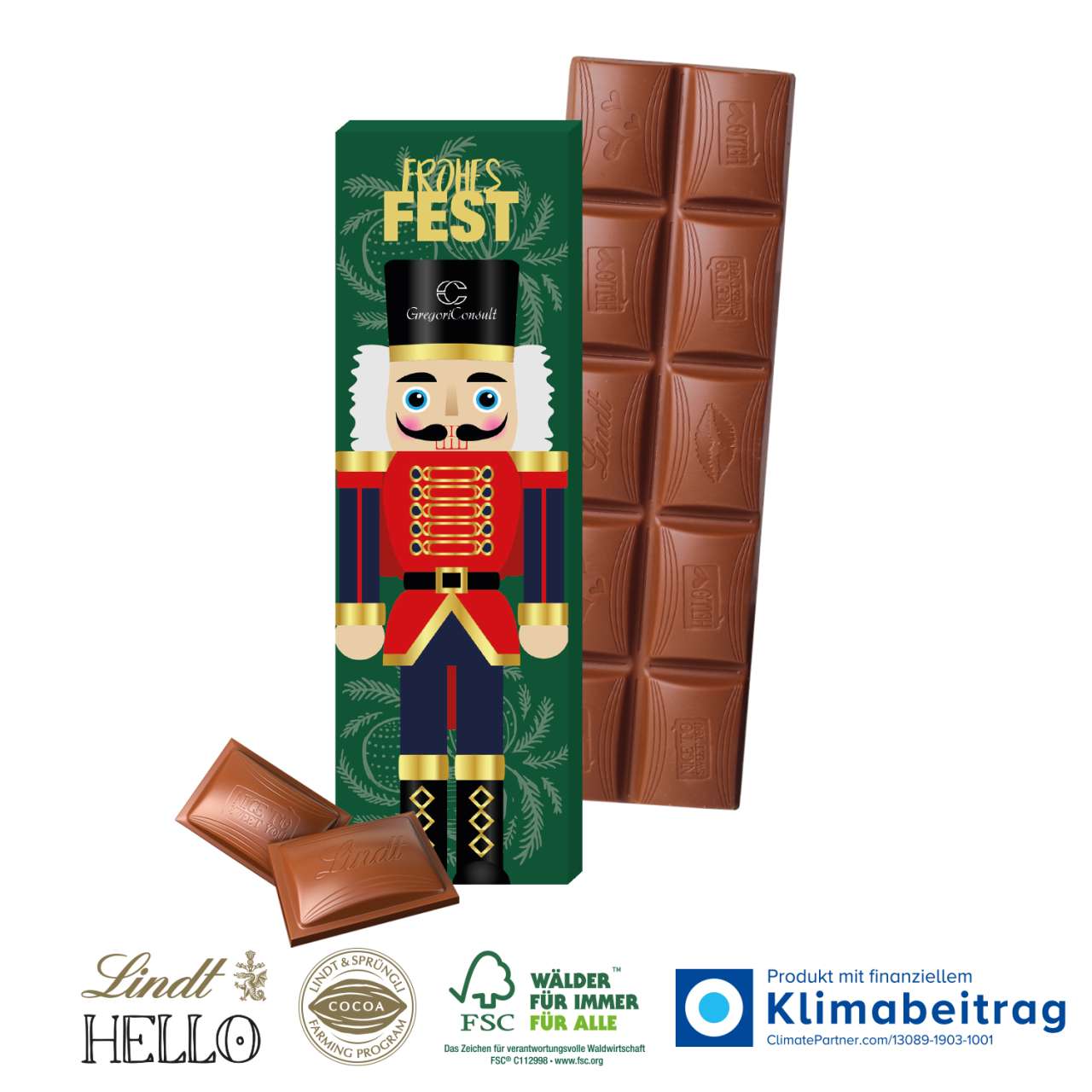 Schokoladentafel von Lindt HELLO