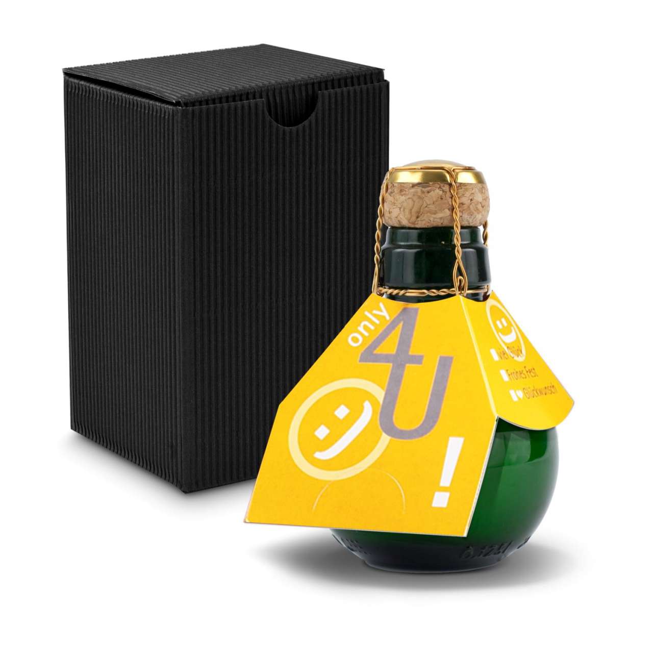 Kleinste Sektflasche der Welt! Only 4 u - Inklusive Geschenkkarton in, 125 ml