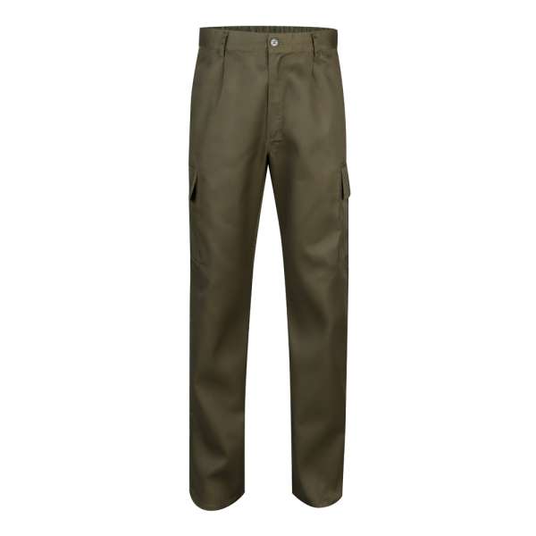 VL AINE Hose aus Twill mit mehreren Taschen (190 g / m²), aus Baumwolle (20%) und Polyester (80%)