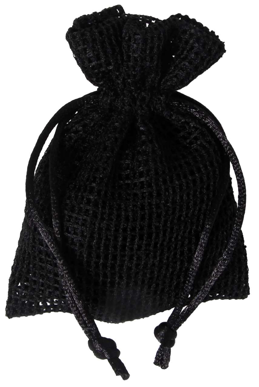 Netz-Säckchen 7,5 x 10cm schwarz