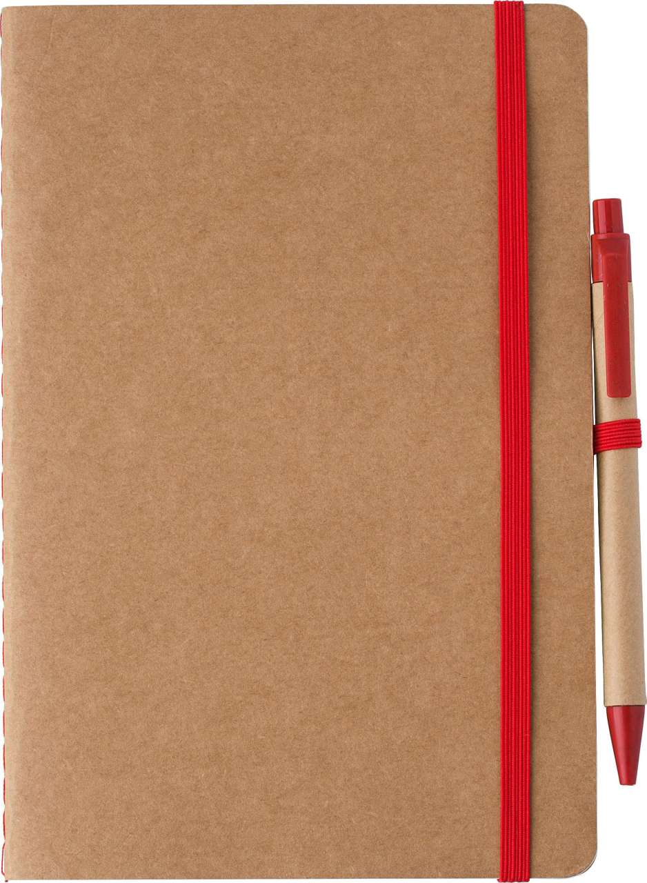 Notizbuch aus recyceltem Karton (A5) Theodore