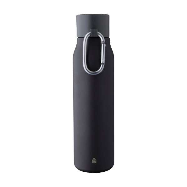 Doppelwandige Trinkflasche aus recyceltem Edelstahl (600 ml) Cassian