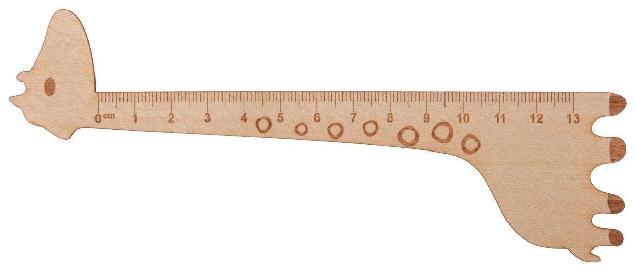 Lineal aus Holz Looney