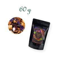 Standbodenbeutel, Aromabeutel, glänzend-schwarz, ohne Fenster, Inhalt 60 g