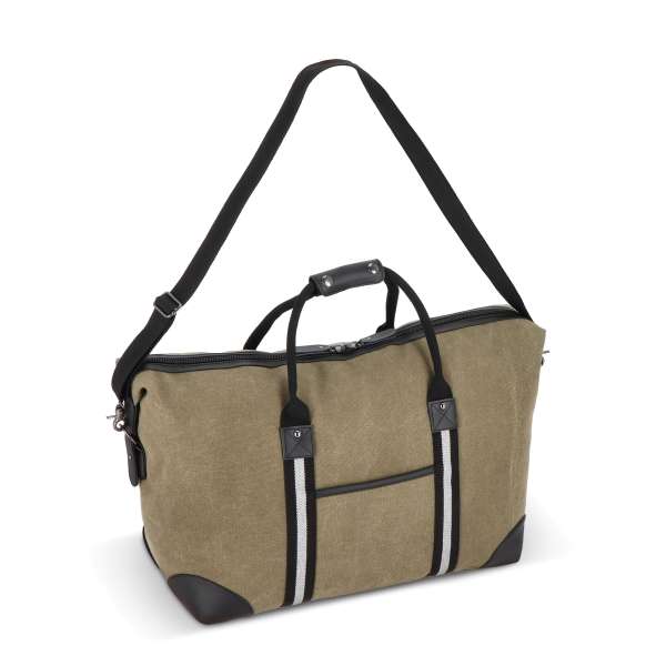 Weekender-Tasche aus recyceltem Baumwoll-Canvas Harper