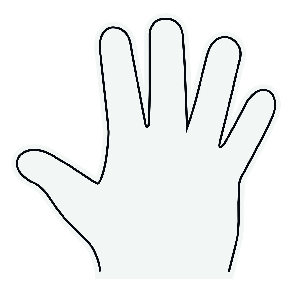 Winkehand aus Schaumstoff HIGH FIVE