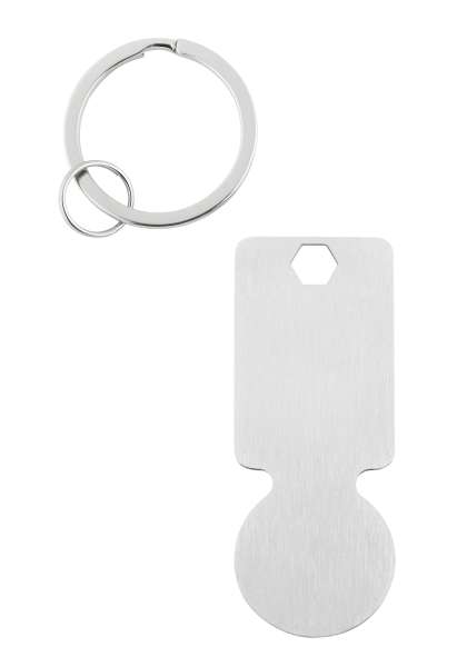 Metmaxx® EK-Schlüsselanhänger "Style&Shop" silber