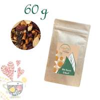 Standbodenbeutel Medium, Kraftpapier, aluminium, Inhalt 60 g