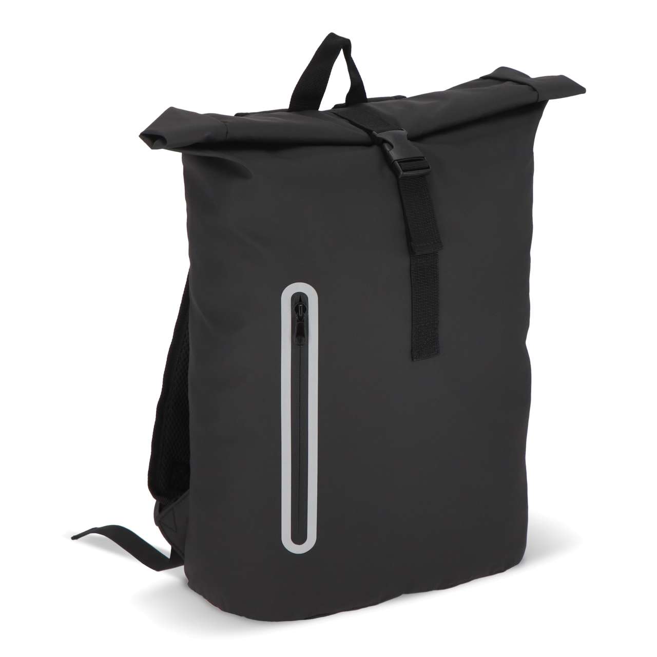 PU-beschichteter R-PET 600D Rolltop-Rucksack 20L