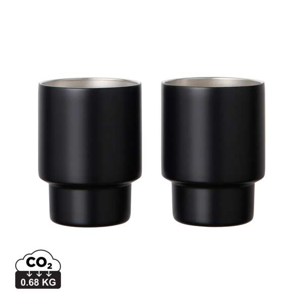 VINGA Nagano RCS recycelte Edelstahlbecher, 2er-Set
