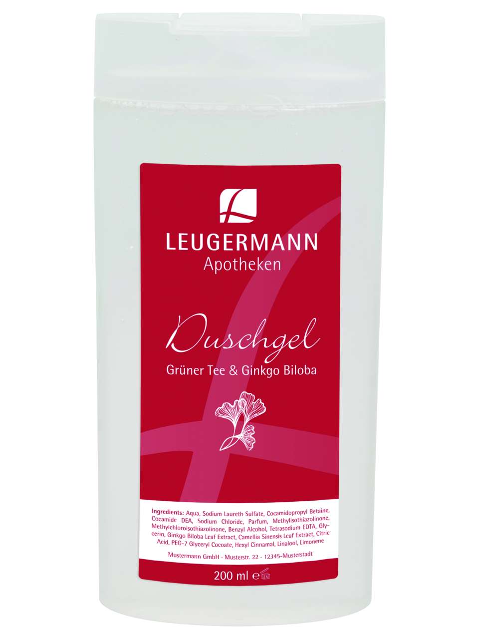 Duschgel White Tea in 200 ml Flasche