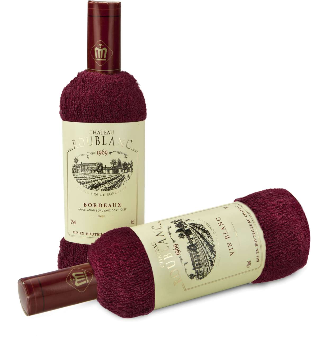 Wellness-Geschenkset: Château Frottee Bordeaux