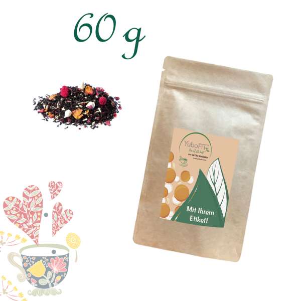 YuboFiT® Schwarzer Tee GROOVE WHITE NIGHT