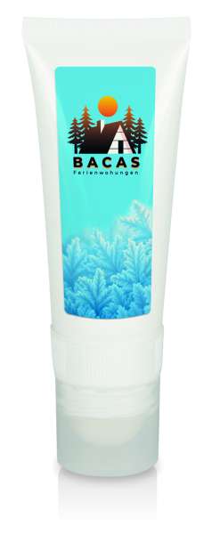Double Care Tube mit Sonnenschutzcreme "Sensitiv" LSF 50 + Lippenbalsam LSF 30 - inkl. 4c Etikett
