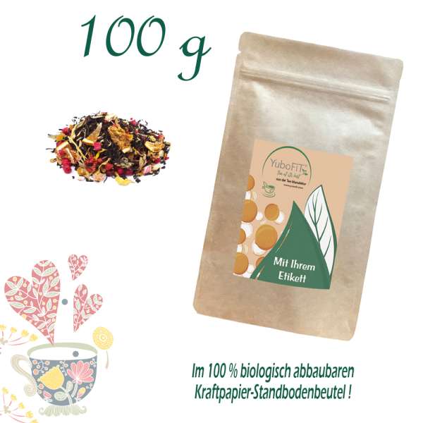 YuboFiT® Schwarzer Tee BACK IN LOVE AGAIN