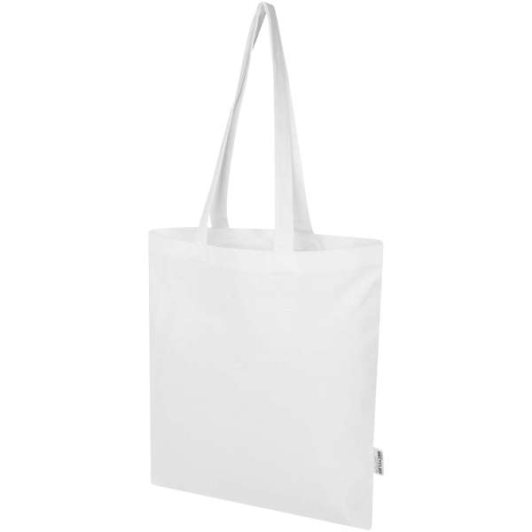 Madras Blend 140 g / m² Tragetasche aus GRS-recycelter Baumwolle 7L