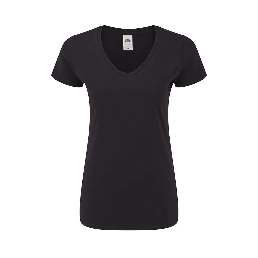 Frauen Farbe T-Shirt Iconic V-Neck