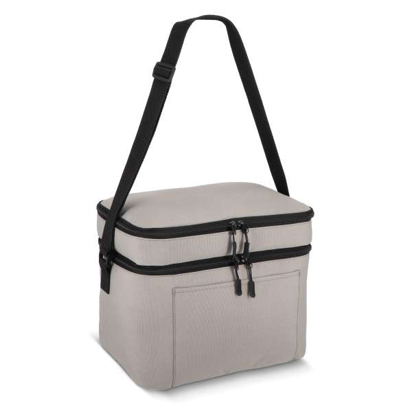 R-PET 600D Kühlbeutel mit zwei Fächern 30 x 20 x 25 cm 12 l