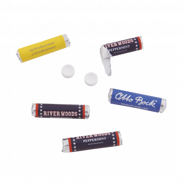 Rolle mit 9 Dextrose Mints