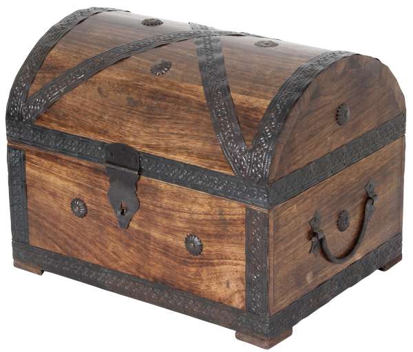 Piraten-Schatztruhe 32 cm mit Griffen