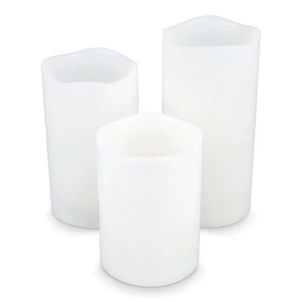 Koselys 3-teiliges LED-Kerzen-Set (batteriebetrieben)