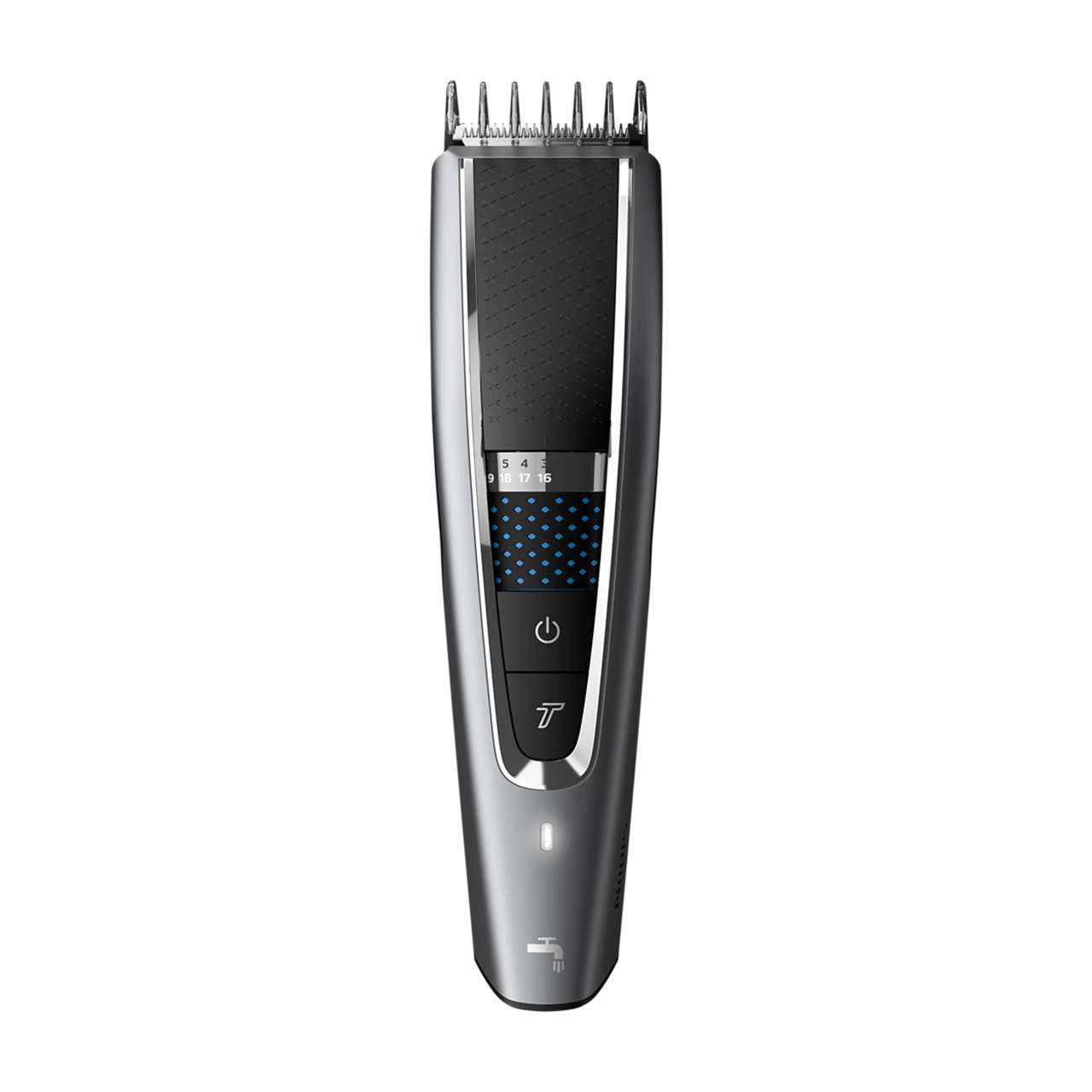 Philips Haarschneidemaschine mit waschbarem Kabel und Zubehör