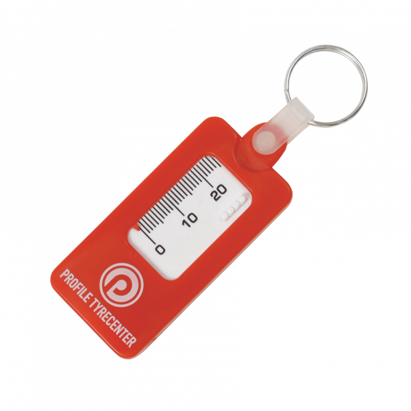 Schlüsselanhänger Reifenprofilprüfer