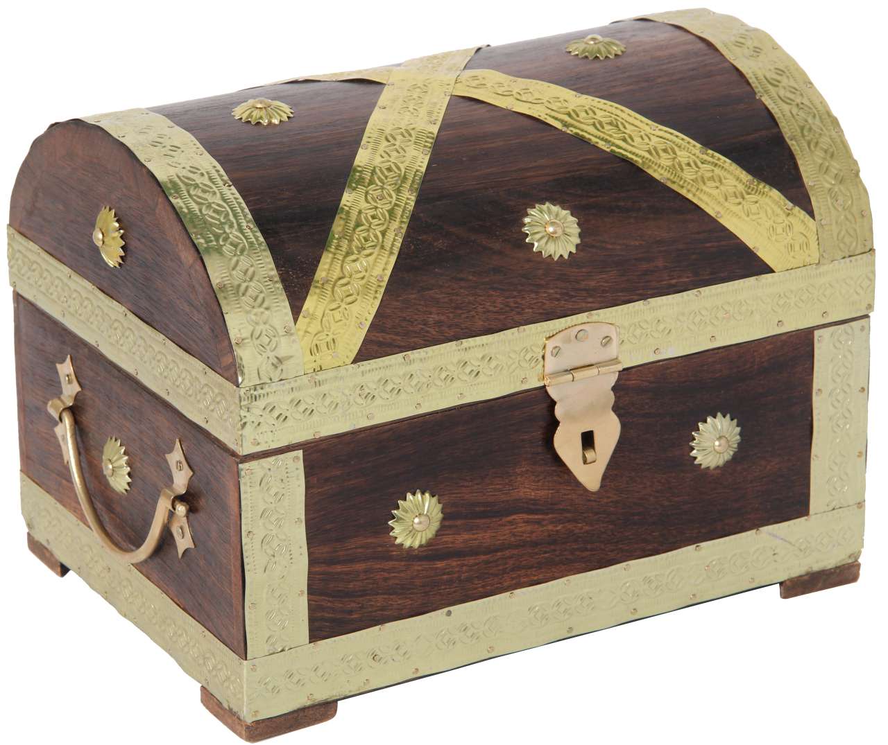 Piraten-Schatztruhen-Set (3) gold