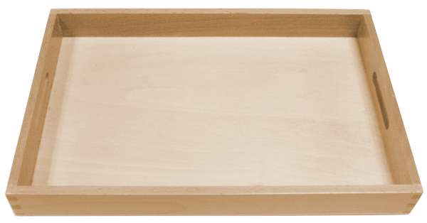 Tablett aus Holz 37,5 x 24,5 cm