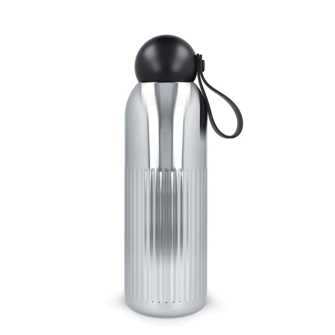 Sagaform Tekla Stahlisolierflasche Chrom (recycelt) 500 ml