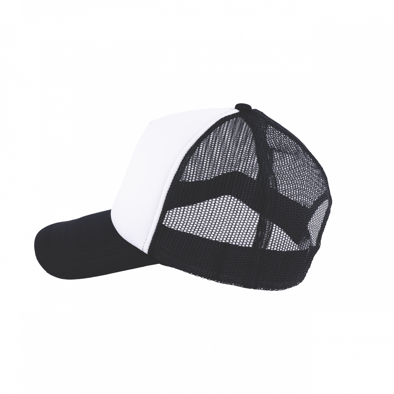 Trucker Cap 5 Panel Cap mit Kunststoffverschluss