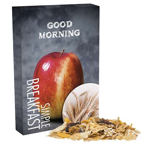 Müsli Apfel-Cranberry, ca. 60g, Faltschachtel