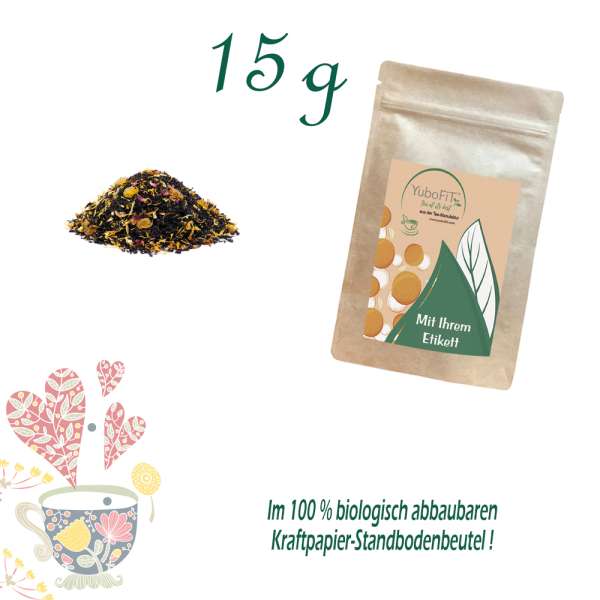 YuboFiT® Schwarzer Tee Panettone PERFECT MATCH