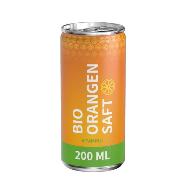 200 ml Bio Orangensaft (Dose)