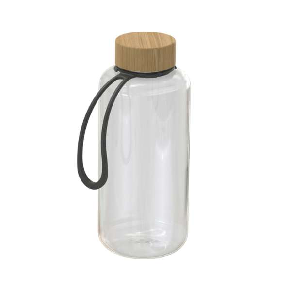Trinkflasche "Natural", 1,0 l, inkl. Strap