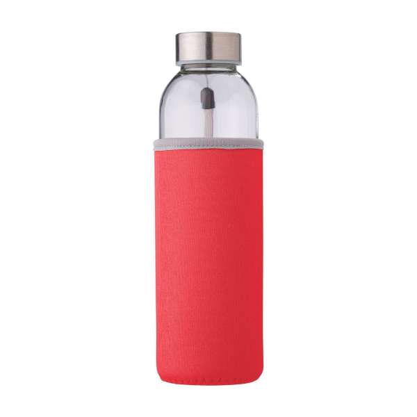 Glasflasche (500ml) mit einem Neoprenhülle Nika