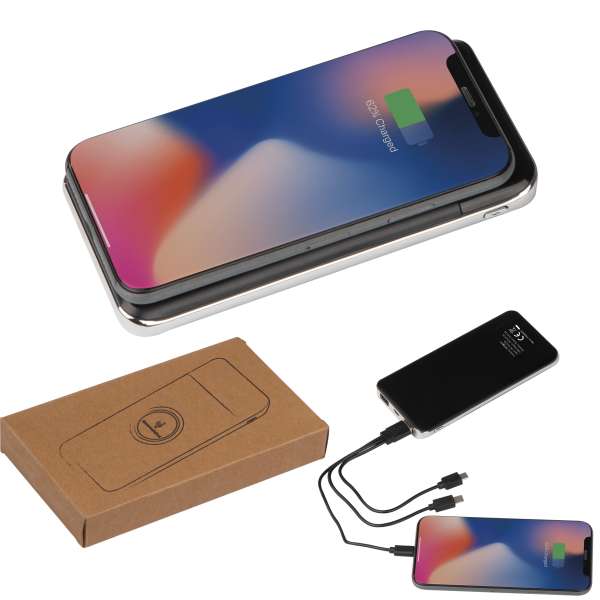 Powerbank mit Induktionsladefunktion 8.000mAh SEBASTIANO