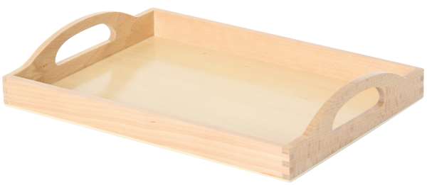 Tablett aus Holz 33,5 x 24cm
