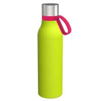 Flasche grün, Ring magenta