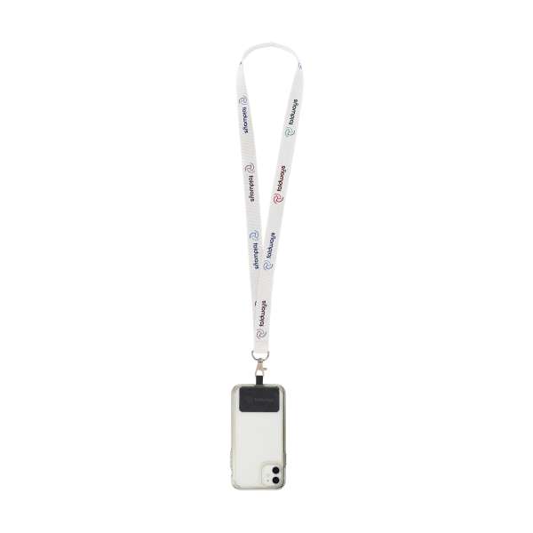 Lanyard Sublimation RPET 2 cm mit Patch