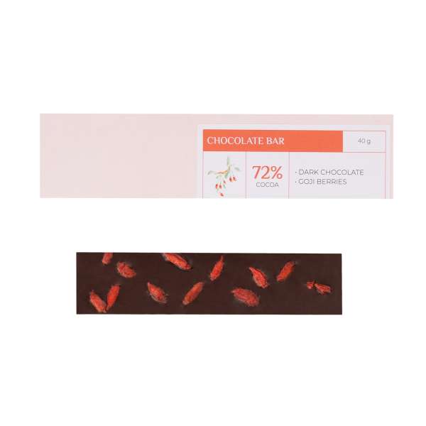 BEAUTY DUNKLER SCHOKOLADE RIEGEL 40 G