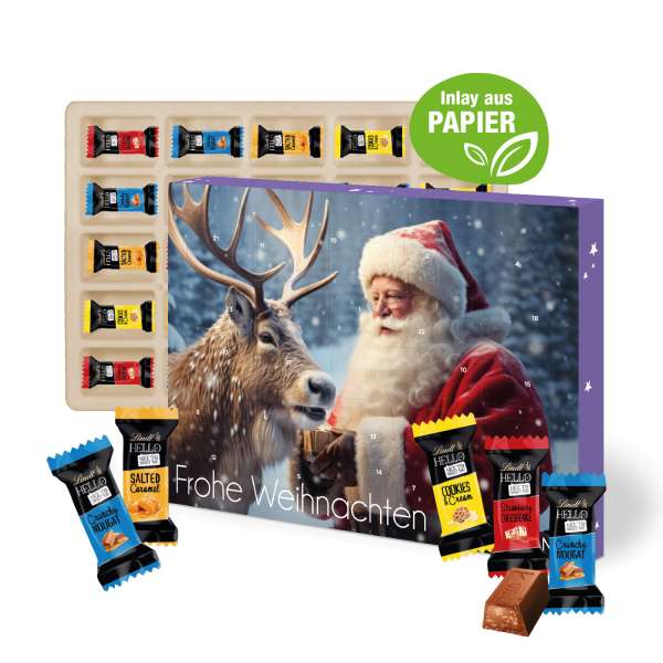 Wand-Adventskalender Lindt HELLO