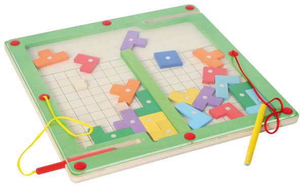 Magnetspiel mit 2 Stiften