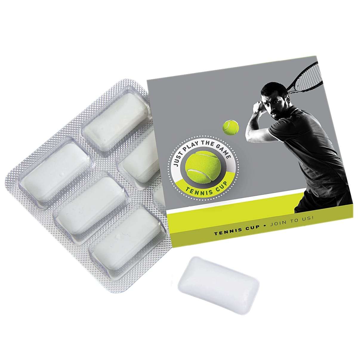 KAUGUMMI IN BLISTERVERPACKUNG 6 STÜCK