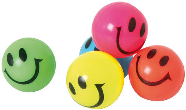 Flummi Smile 2,5cm, sortiert