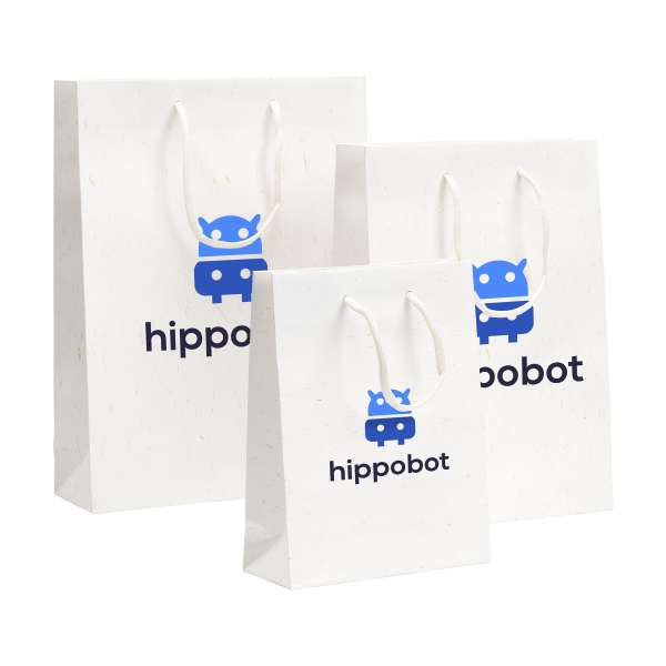 Leaf It Bag recycelt mit Strohfasern (180 g / m²) L