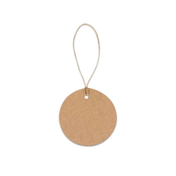 LABEL ROUND Etikett aus 100 % Recyclingpapier (700 g / m²) in rundem Format